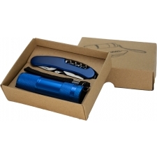 Flashlight and pocket knife set DOVER