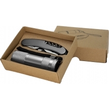 Flashlight and pocket knife set DOVER