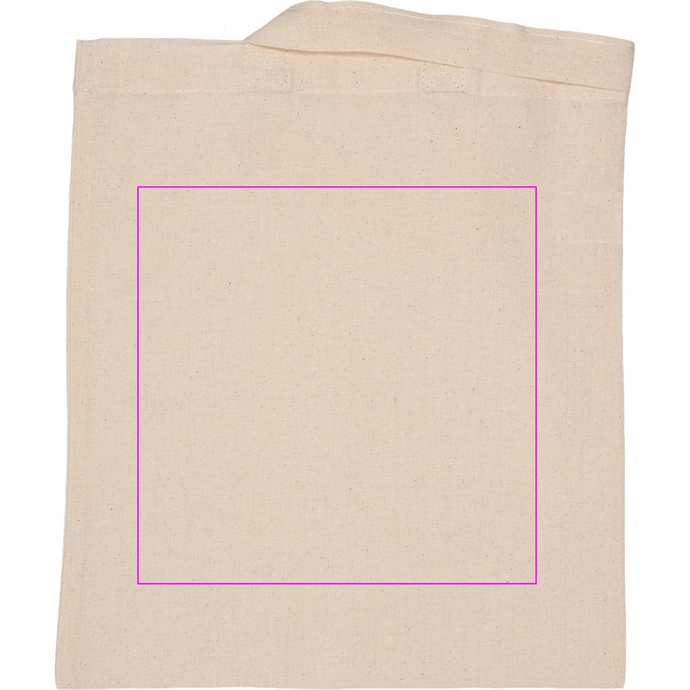Cotton bag with short handles 140 g/m² ANTIBES