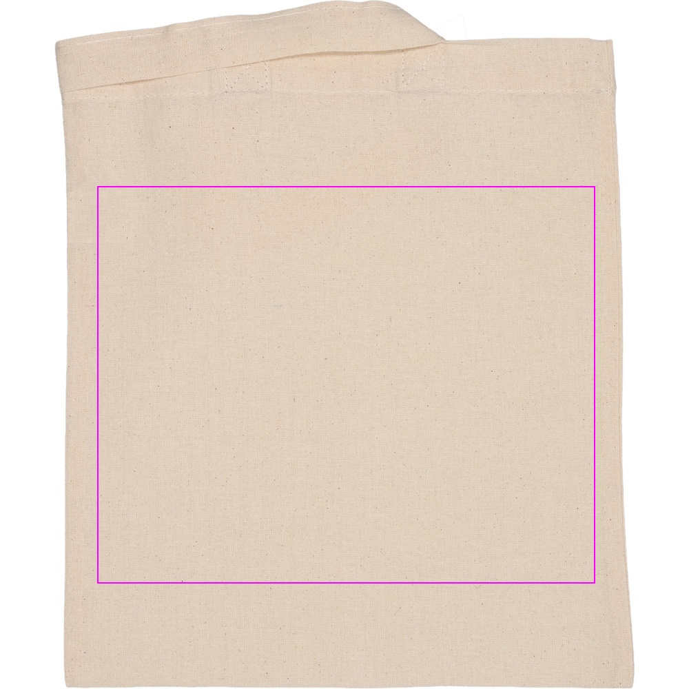 Cotton bag with short handles 140 g/m² ANTIBES