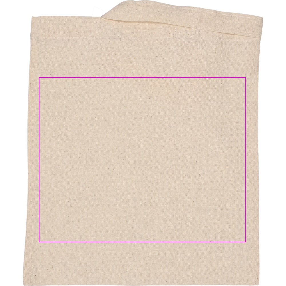 Cotton bag with short handles 140 g/m² ANTIBES