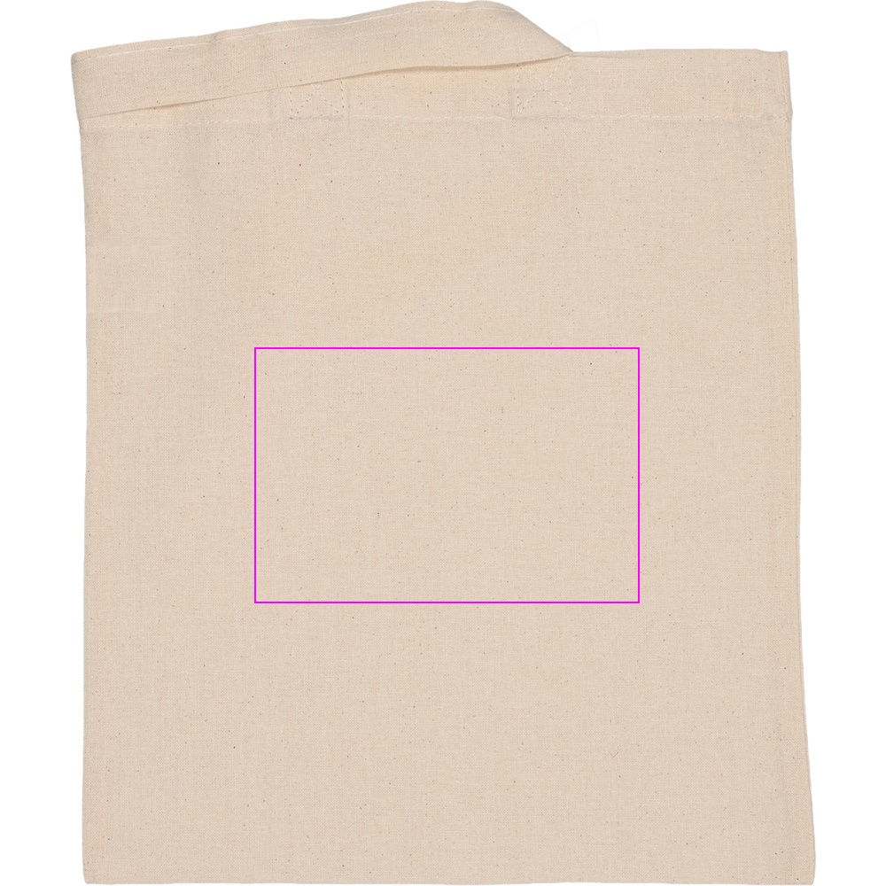 Cotton bag with short handles 140 g/m² ANTIBES