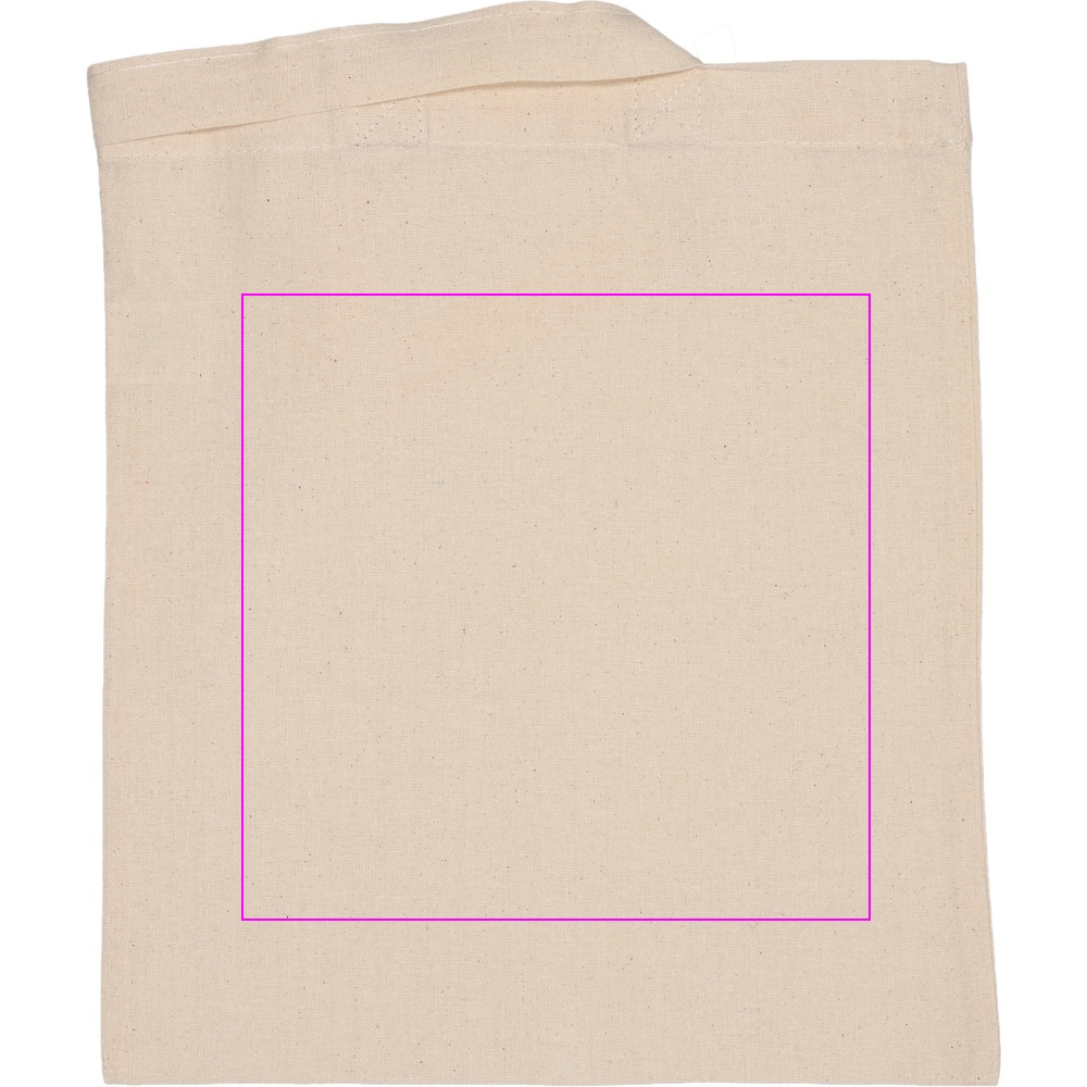 Cotton bag with short handles 140 g/m² ANTIBES