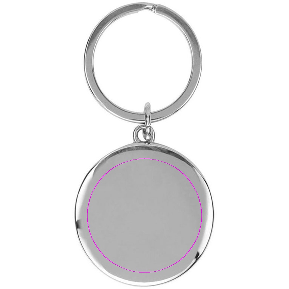 Metal keyring SMILE
