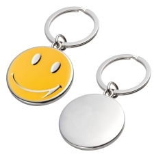 Metal keyring SMILE