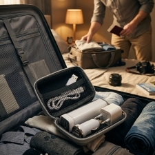 Travel set power bank 2200 mAh and plugs EXETER