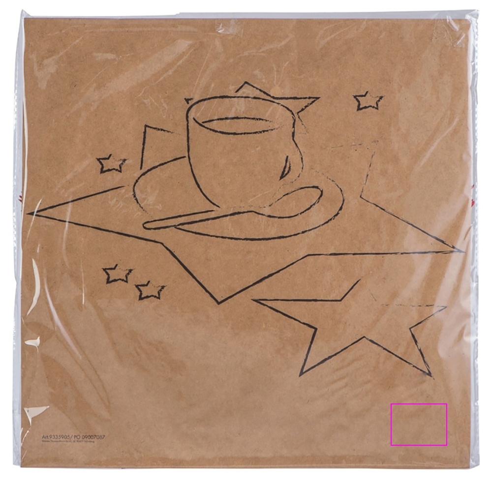 Felt coaster set stars KARLSTAD