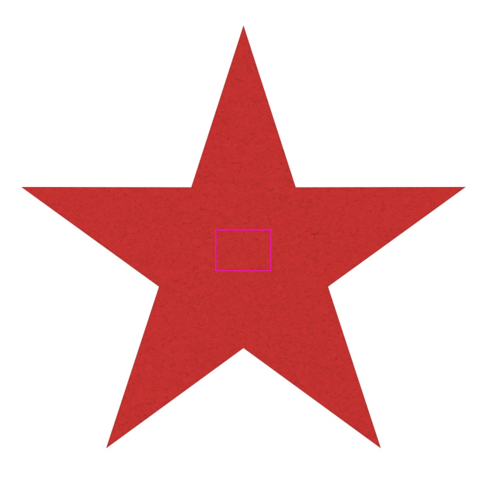 Felt coaster set stars KARLSTAD