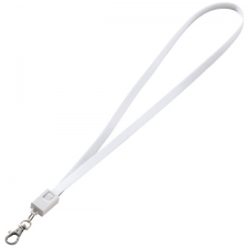 Data transfer lanyard with micro USB LE PORT