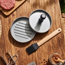 Burger press with brush TEXAS