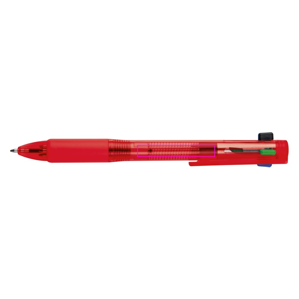 Plastic ballpen 4in1 NEAPEL