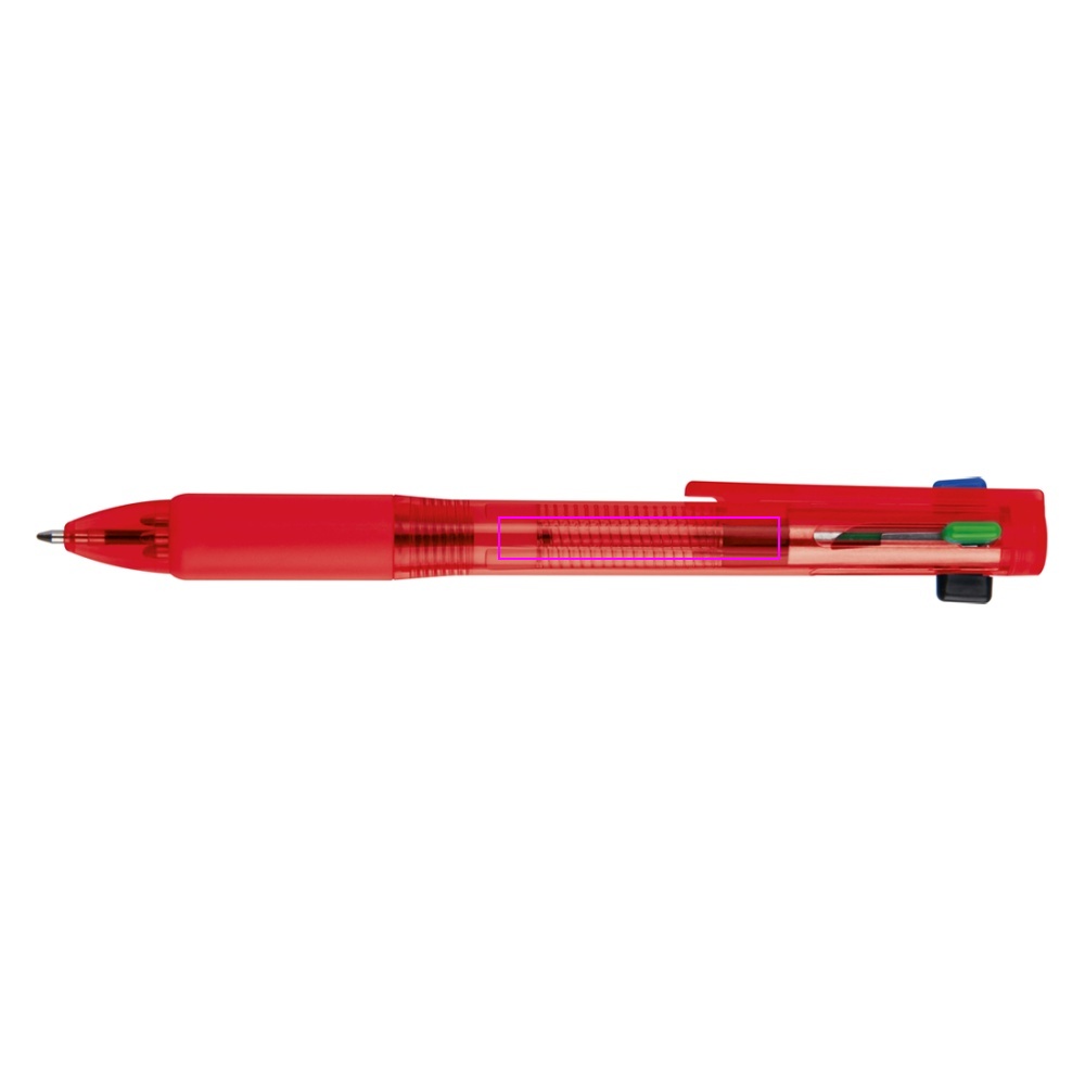 Plastic ballpen 4in1 NEAPEL