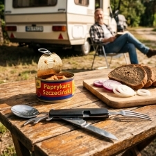 Camping steel cutlery PAMPLONA
