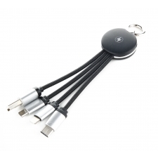 3w1 cable with illuminated logo 