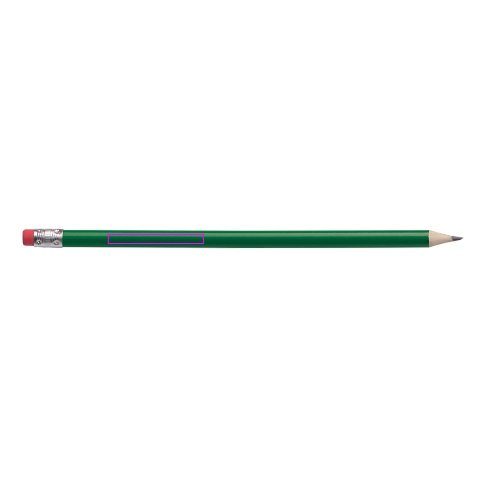 Pencil with eraser HICKORY