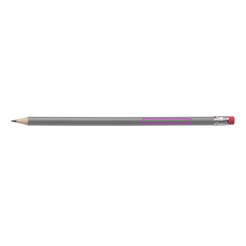 Pencil with eraser HICKORY