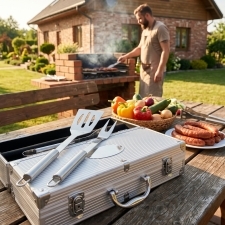 BBQ set OVAL PLATE
