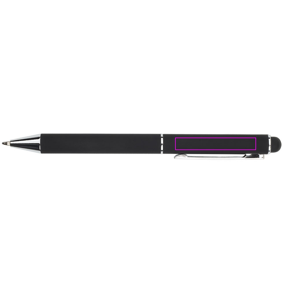 Metal ballpen touch pen soft touch CLAUDIE Pierre Cardin