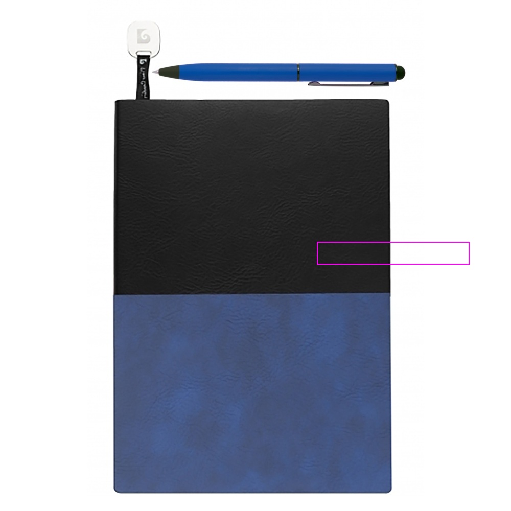 Notebook A5 dotted with ballpen REPORTER Pierre Cardin