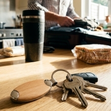 Wooden keyring BALTRUM