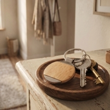 Wooden keyring LANGHAUS