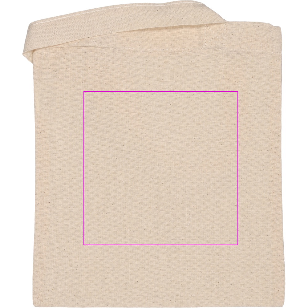 Small cotton bag with short handles 140 g/m² BORDELUM