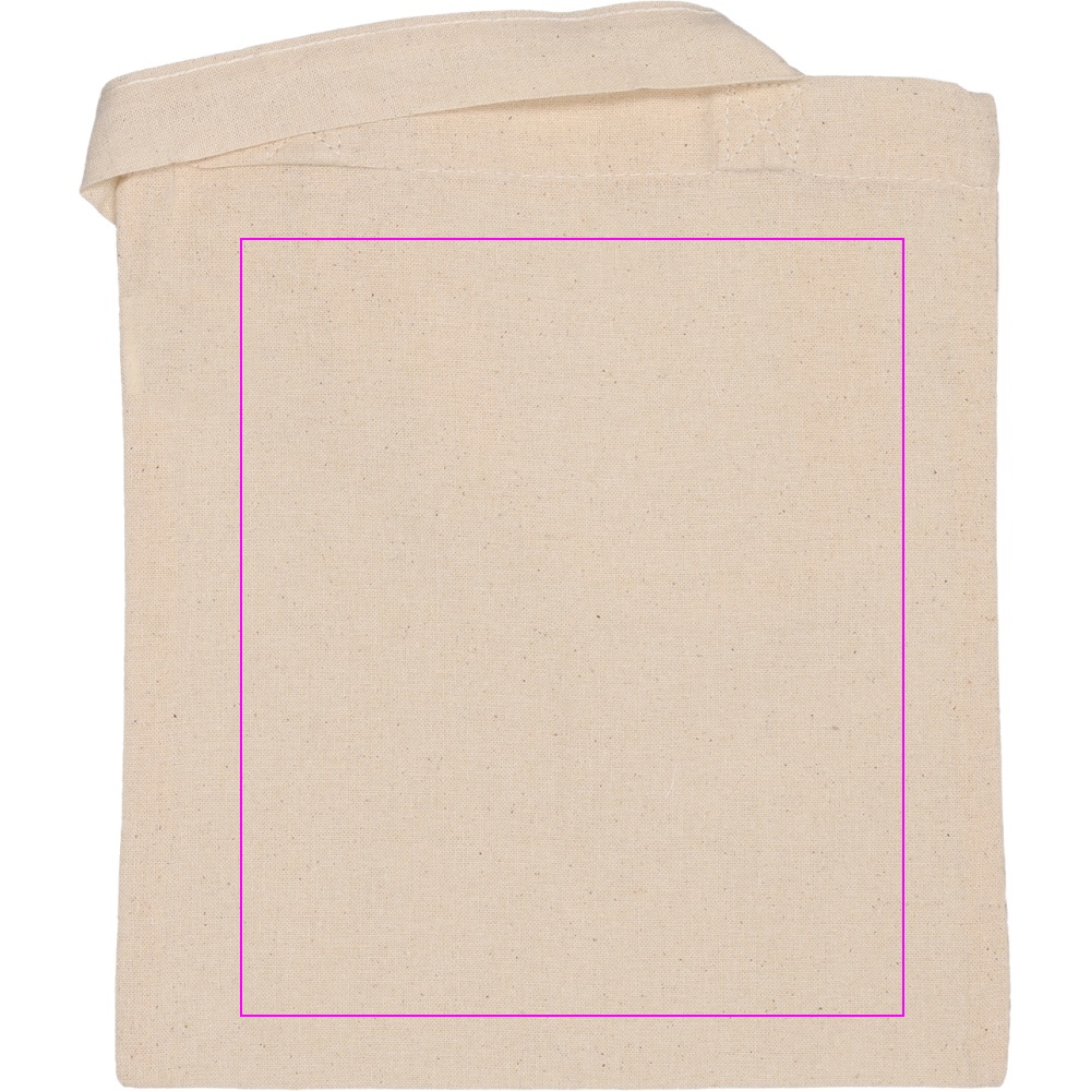 Small cotton bag with short handles 140 g/m² BORDELUM