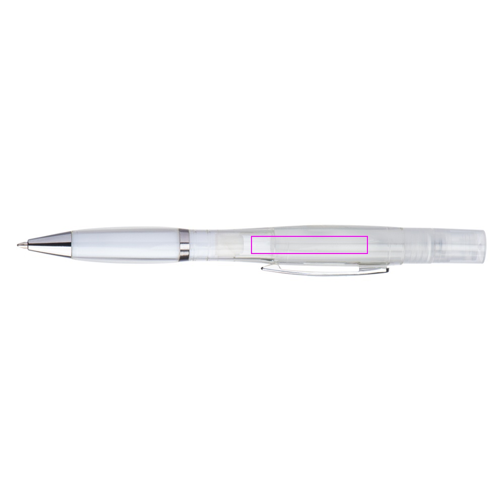 Plastic ballpen with sprayer CHARLEROI