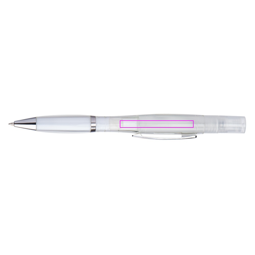Plastic ballpen with sprayer CHARLEROI