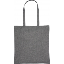 Recycled cotton bag with long handles 140 g/m² CHELMSFORD