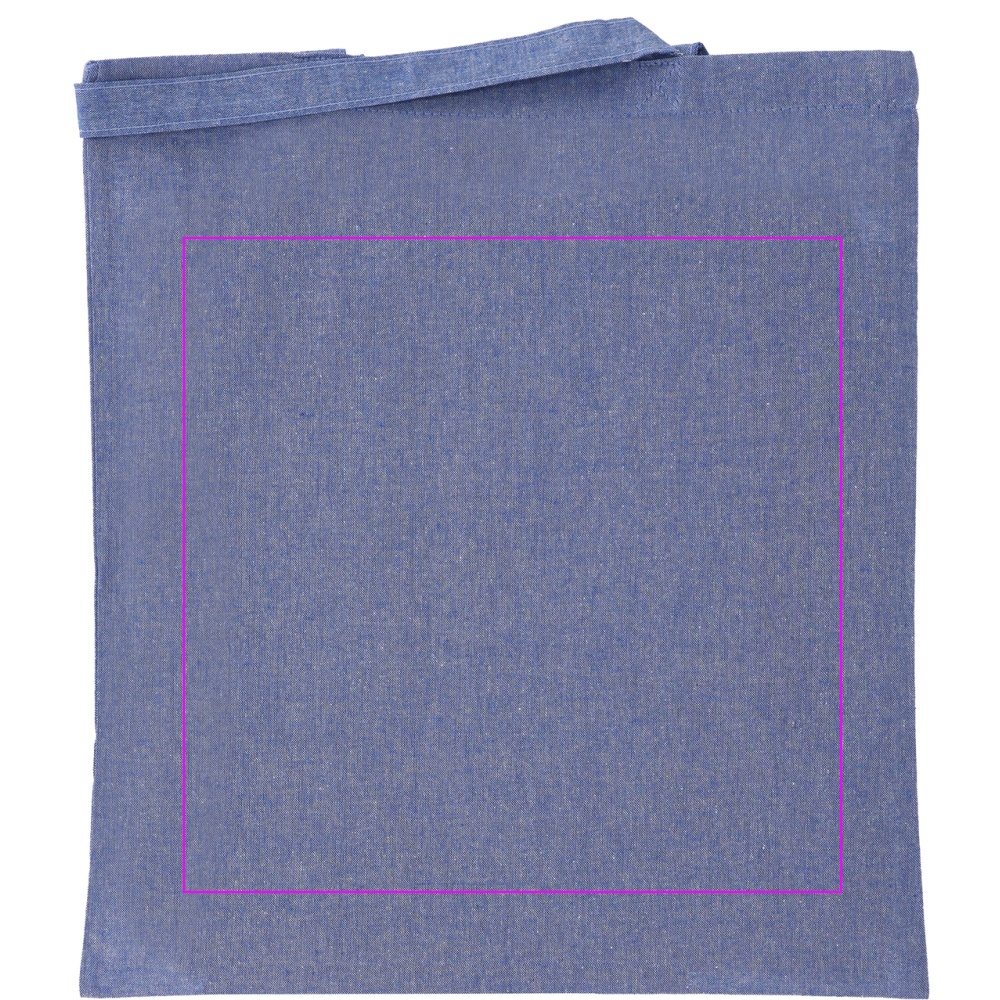 Recycled cotton bag with long handles 140 g/m² CHELMSFORD