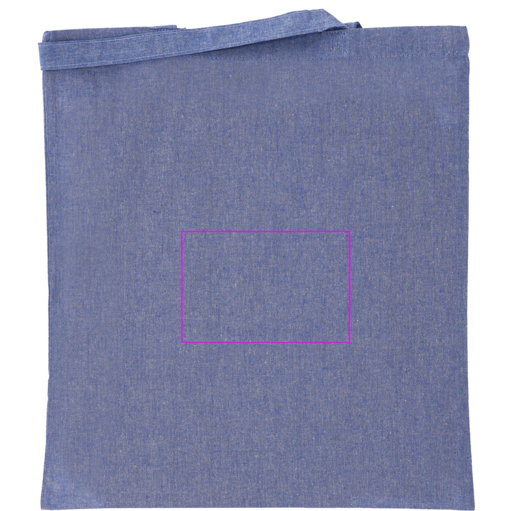 Recycled cotton bag with long handles 140 g/m² CHELMSFORD