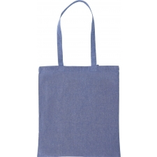 Recycled cotton bag with long handles 140 g/m² CHELMSFORD