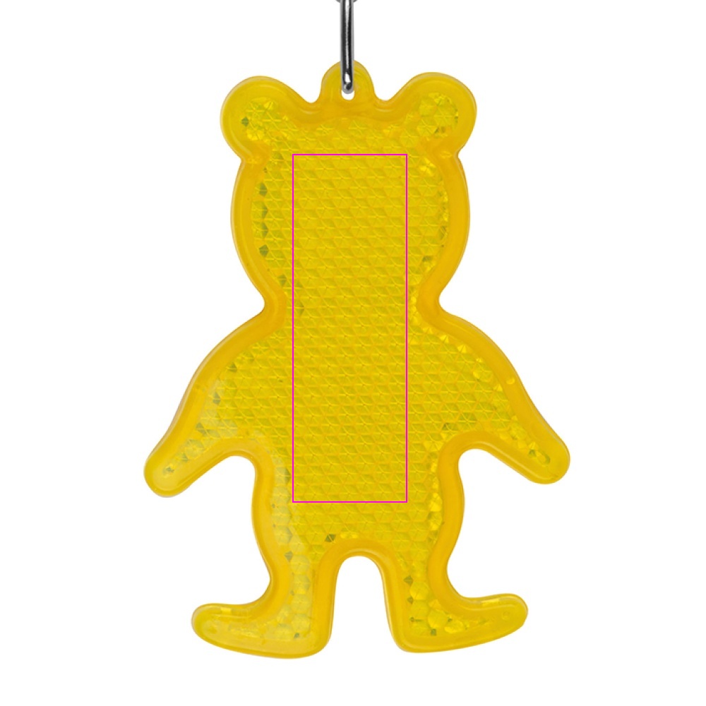 Reflective keyring BEAR