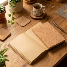 A5 lined notebook made of recycled paper MESEN