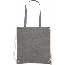 Recycled cotton bag with long handles 140 g/m² ADDISON