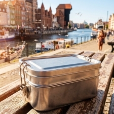 Two-level lunch box 700ml and 450ml PORTO ALEGRE