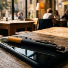 Plastic ballpen touch pen TRIPOLI
