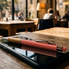 Plastic ballpen touch pen TRIPOLI
