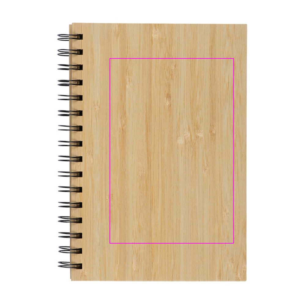 A5 lined notebook made of recycled paper with pen PISA