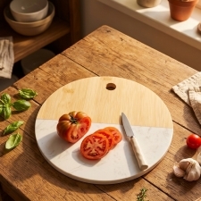 Bamboo cutting board with marble SAN DIEGO