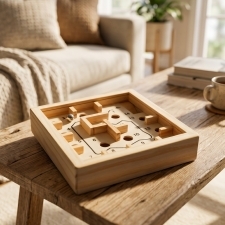Wooden labyrinth game RENNES