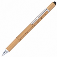 Bamboo multifunctional 6-in-1 ballpen COIMBRA