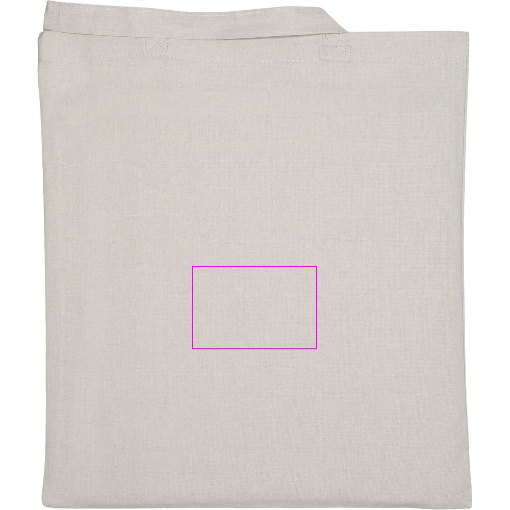 Cotton bag with short handles 140 g/m² BREGENZ