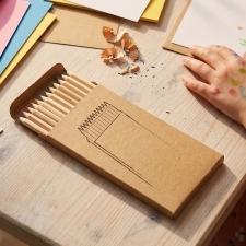 Wooden crayons 12 colors MENORCA