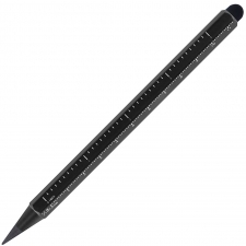 Aluminium everlasting ballpen with ruler HALMSTAD