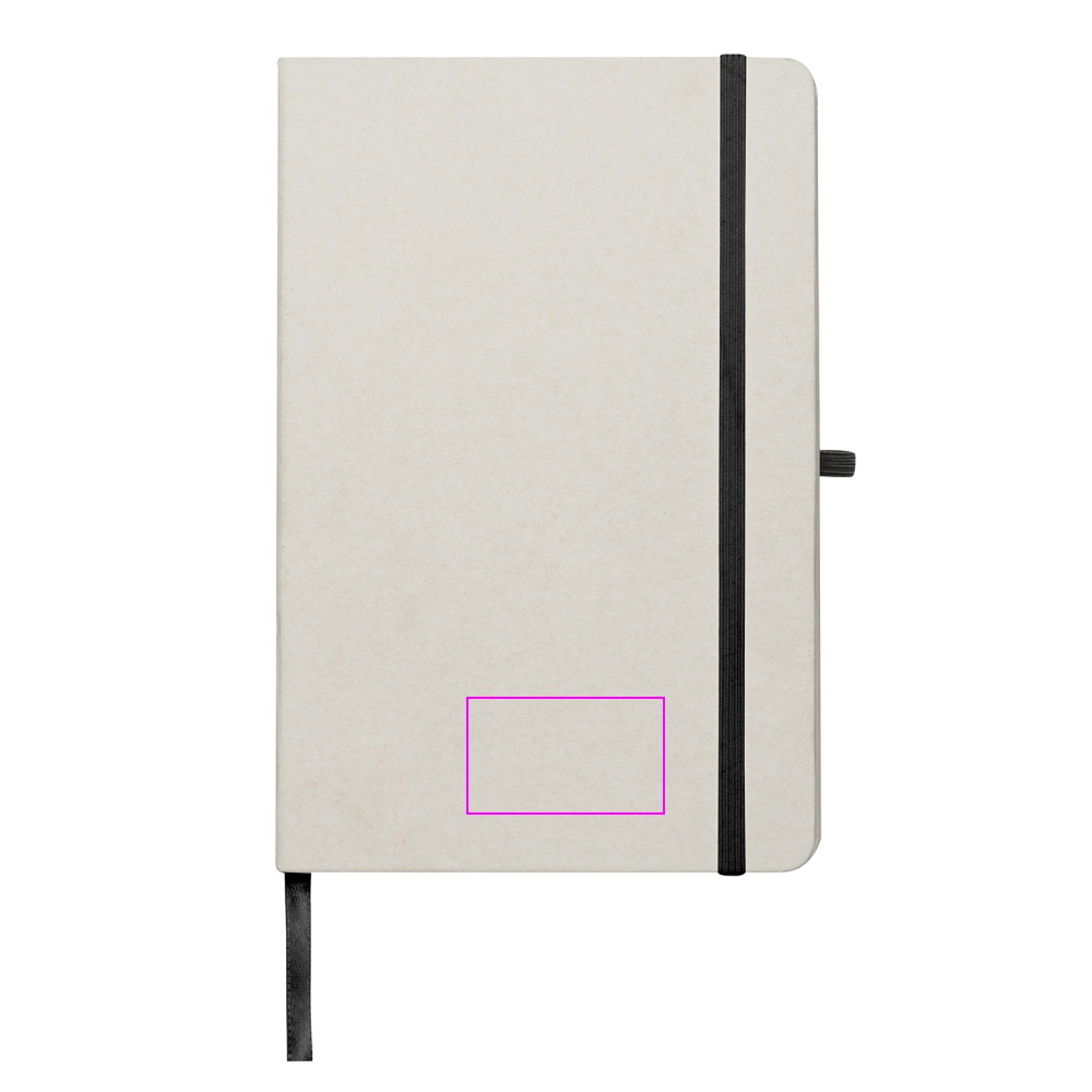 A5 lined notebook made from milk carton IZMIR