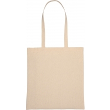 Organic cotton bag with long handles 220 g/m2 HONG KONG