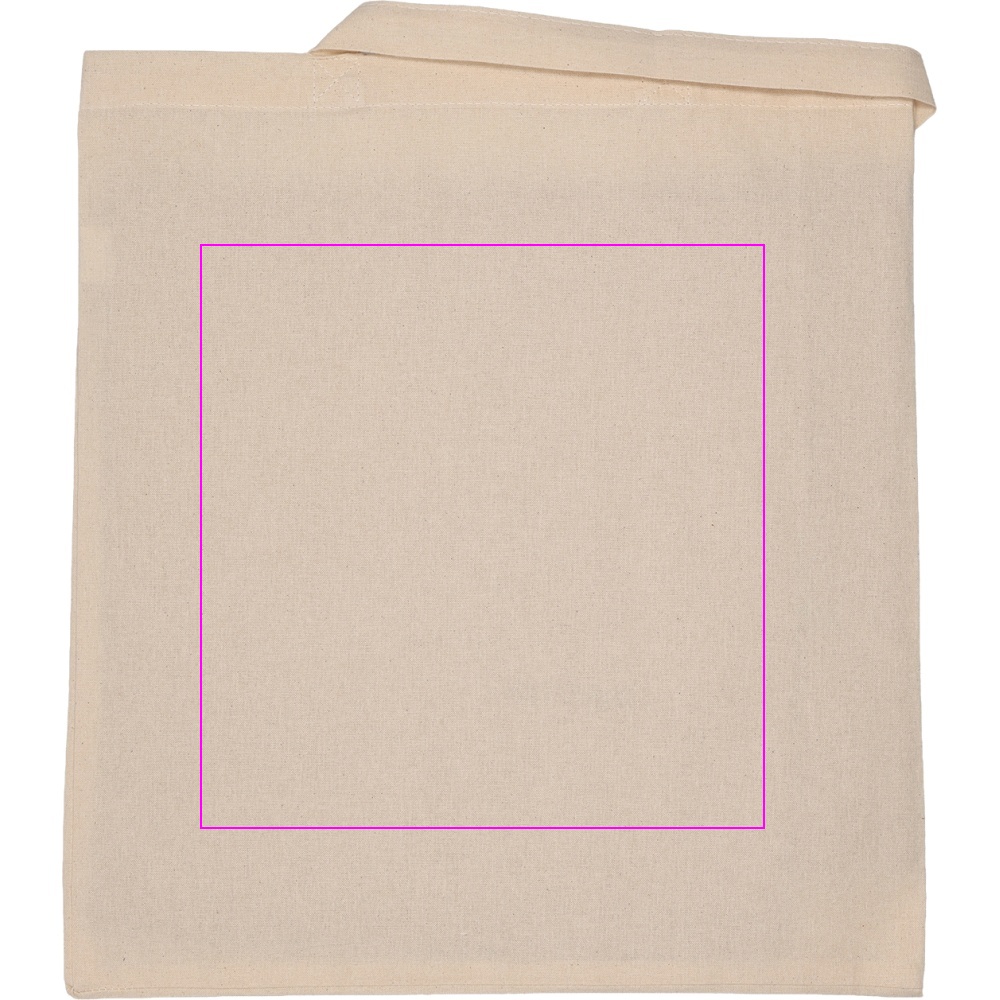 INNSBRUCK organic cotton bag with long handles and a wide bottom, 180 g/m².