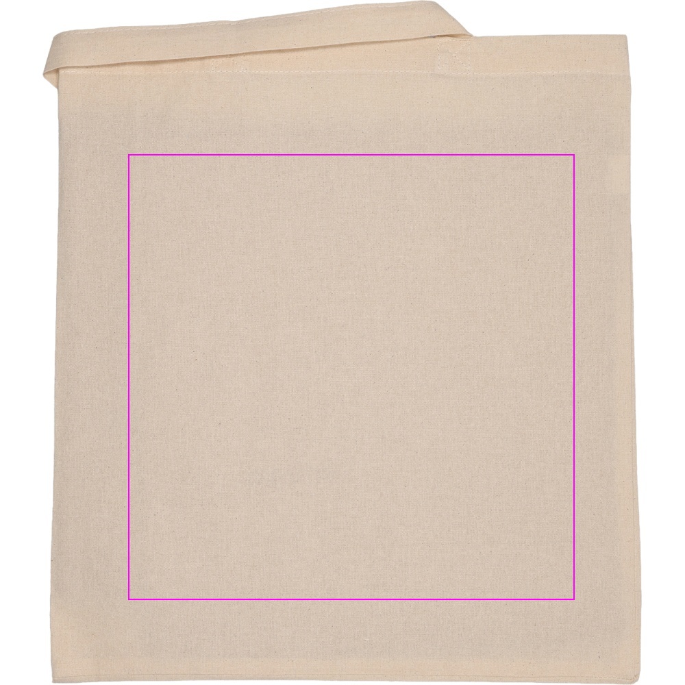 INNSBRUCK organic cotton bag with long handles and a wide bottom, 180 g/m².